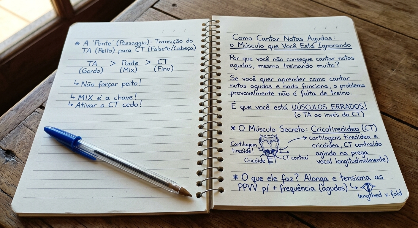 Como Cantar Notas Agudas: o Músculo que Você Está Ignorando