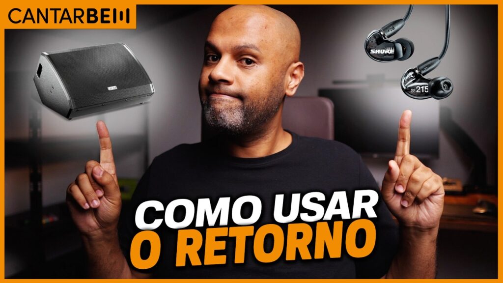 Como Regular o Retorno para Cantar: Fone de Ouvido e Monitor de Chão