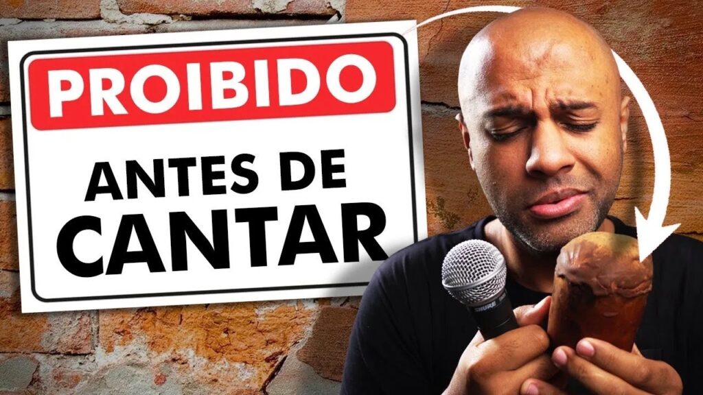 Não Faça isso Antes de CANTAR